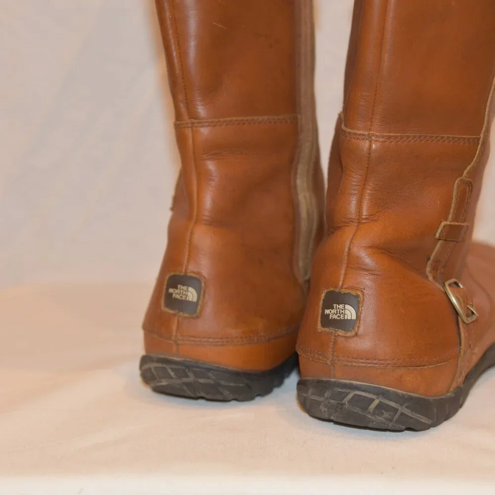 Brown Leather Women's Boots - Picture 6 of 15